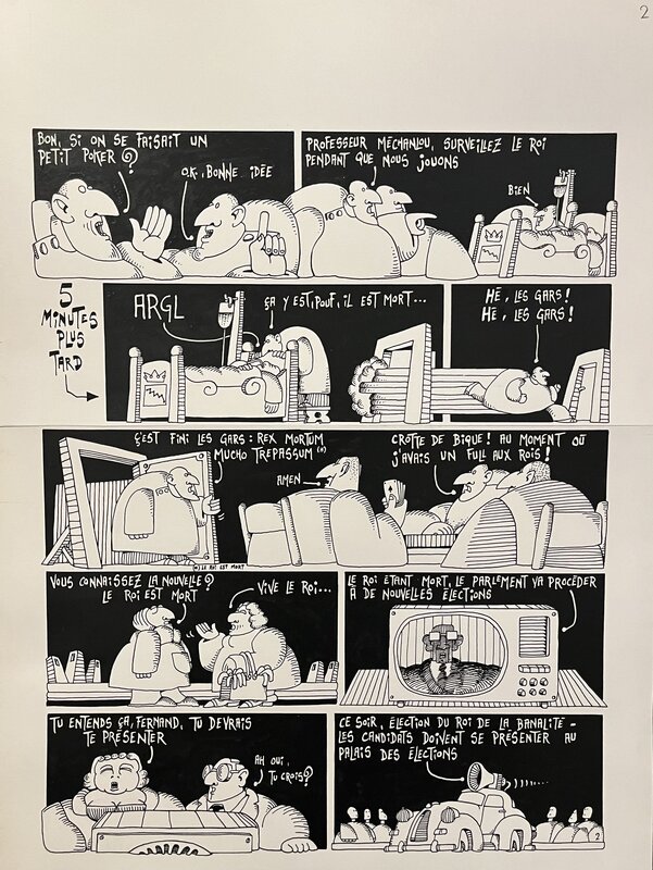 Patrice Leconte, Le roi de la banalité - Comic Strip