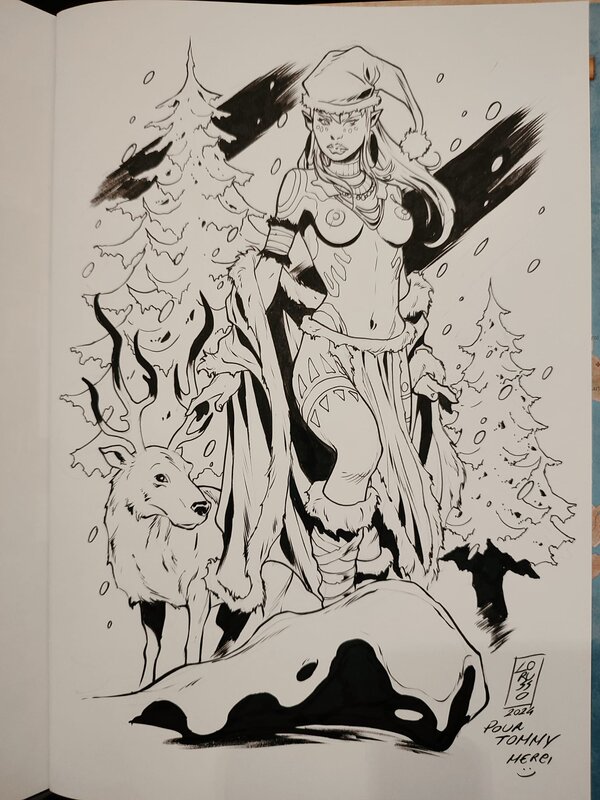 Lea'saa Noel by Giovanni Lorusso - Sketch