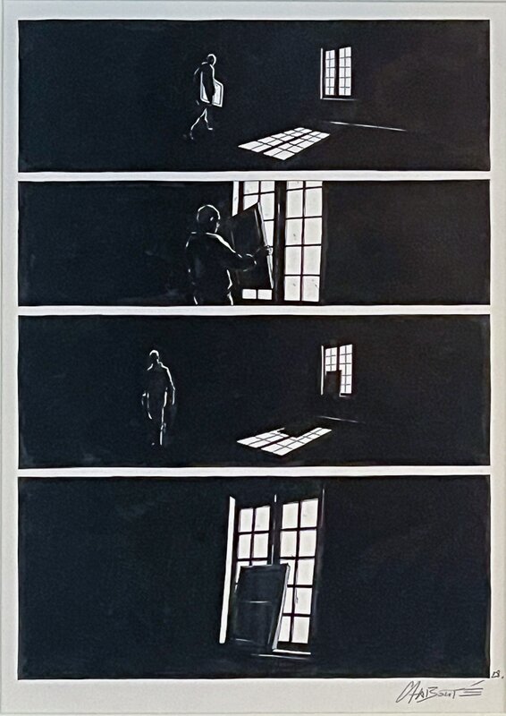 Musée, planche 28 par Christophe Chabouté - Planche originale