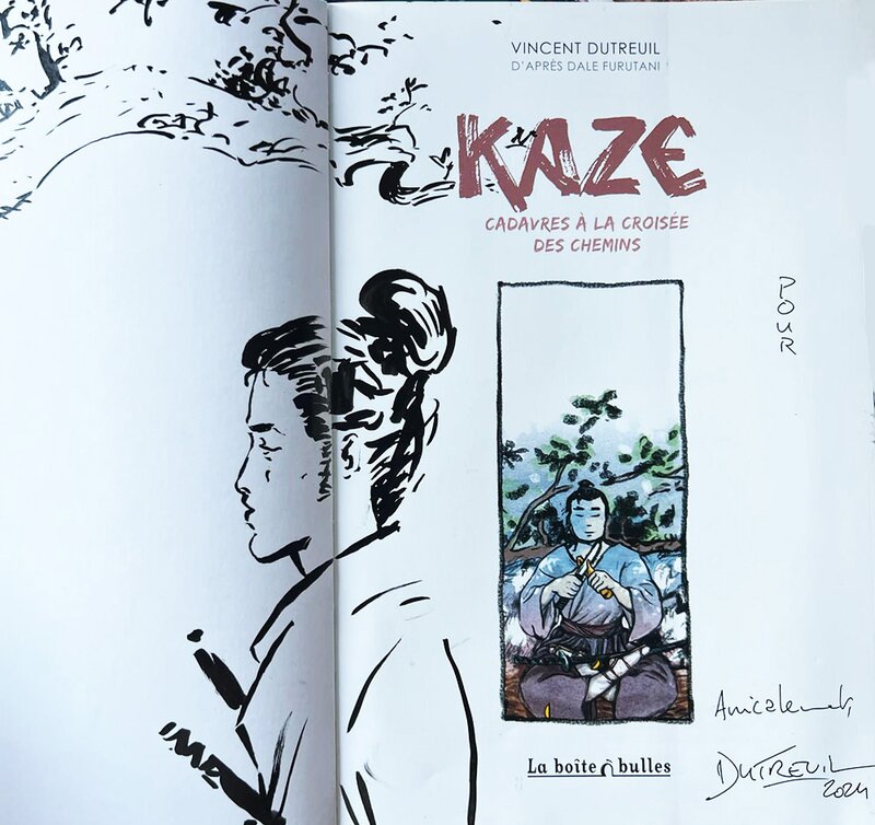 Kaze par Vincent Dutreuil - Dédicace
