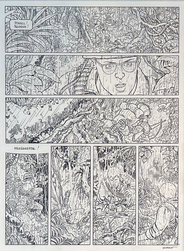 Latah par Thomas Legrain - Planche originale