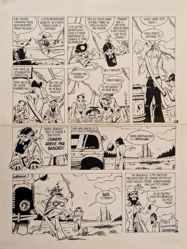 En vente - Melis - Planche 03 - Album inconnu - 1976 - Planche originale