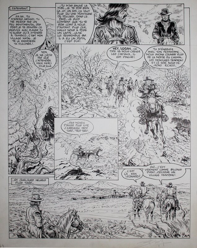 Swolfs - Durango tome 04 : Amos - Planche 33 - Planche originale