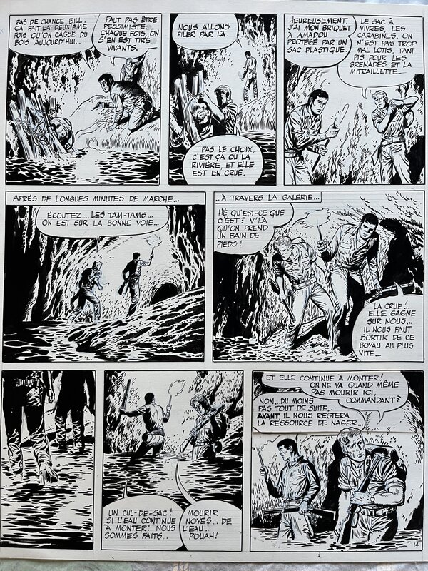 Gérald Forton, Bob Morane « la vallée infernale » - Comic Strip