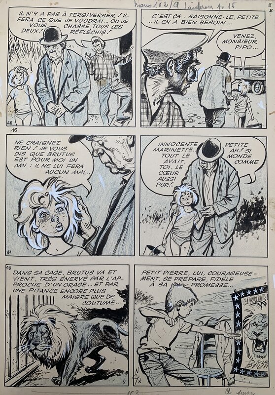 Laideron par Noël Gloesner, Marijac - Planche originale