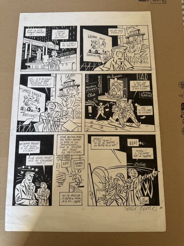 Serge clerc les limaces rouges planche 11 - Comic Strip