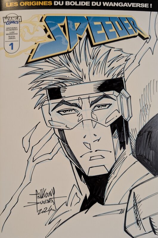 Anthony Dugenest, Speeder 1 - blank cover - Original Cover