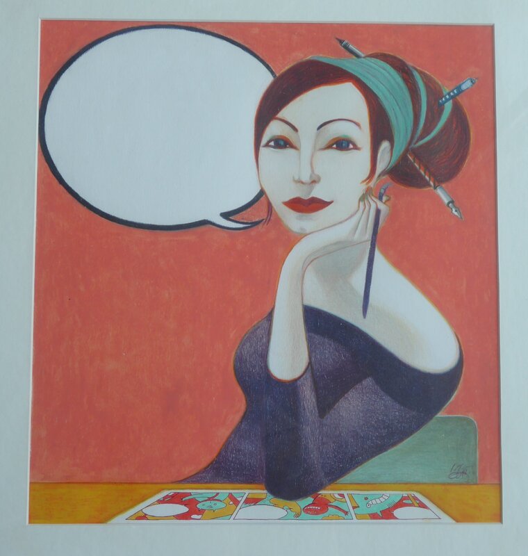 Lorenzo Mattotti, Angouleme ,salon de la bd magazine - Illustration originale