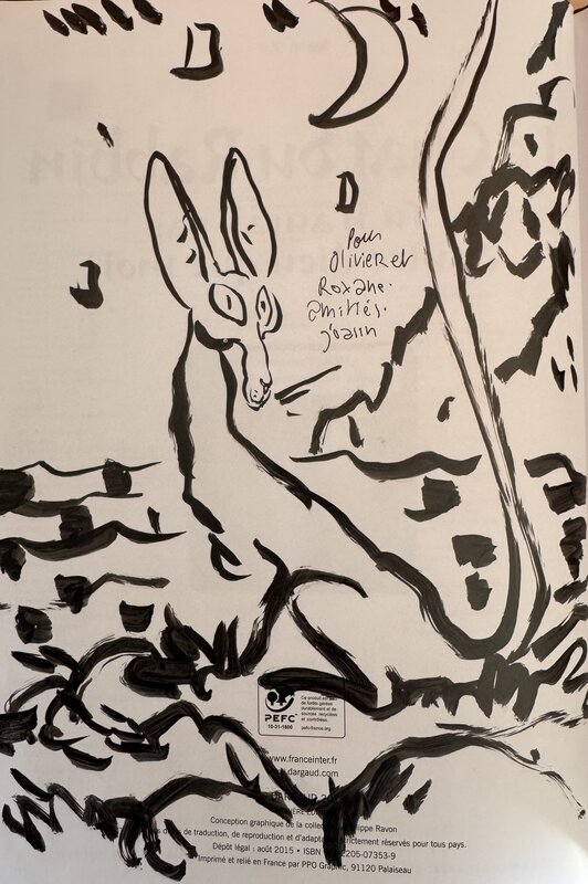 Joann Sfar, Dédicace Le Chat du Rabbin - Sketch