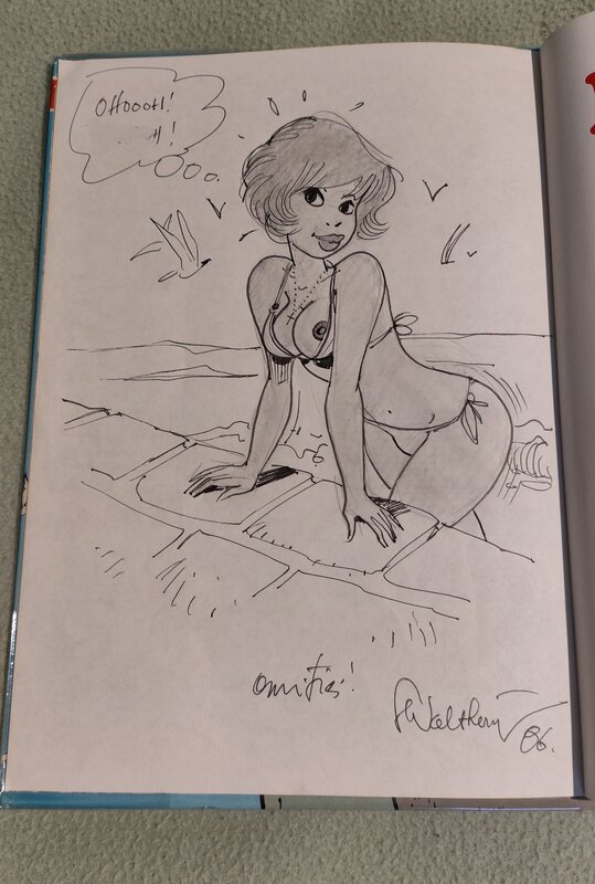 Natacha par François Walthéry - Dédicace