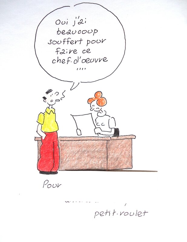 Livre d'or ( 43 ) par Philippe Petit-Roulet - Dédicace