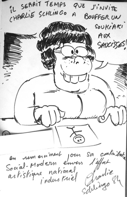 Livre d'or ( 44 ) par Charlie Schlingo - Dédicace