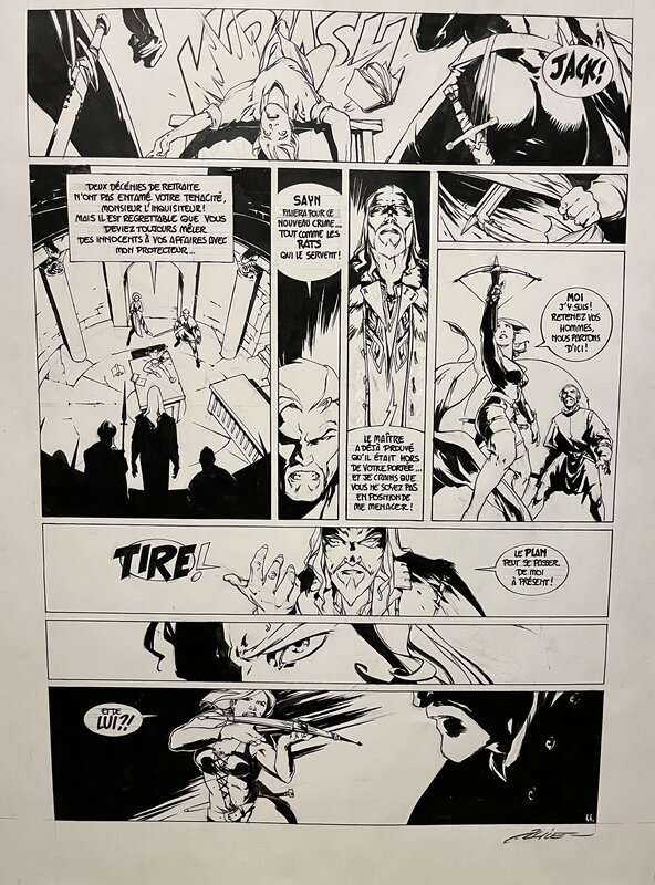 Alex Alice, Le Troisième Testament - Planche originale