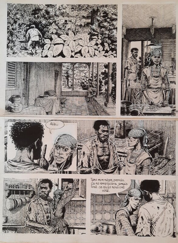 Claude Auclair, François Migeat, Le sang du flamboyant - Comic Strip