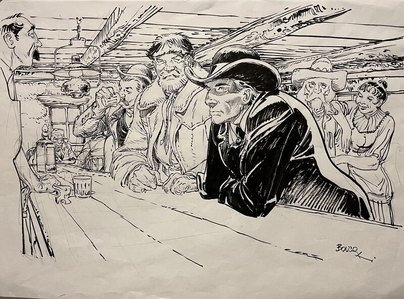 Bouncer by François Boucq - Original Illustration