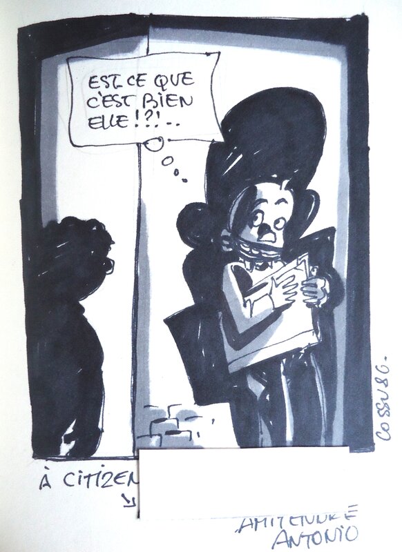 Livre d'or ( 45 ) par Antonio Cossu - Dédicace