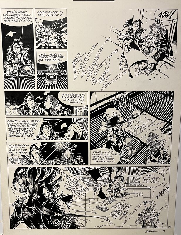 Kookaburra par Crisse - Planche originale