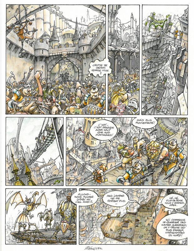 Thierry Ségur, Bruno Chevalier, Légendes des Contrées Oubliées T1 Page 13 - Comic Strip