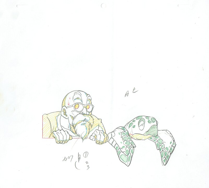 En vente - Akira Toriyama, Toei Animation, Dragon Ball - Tortue géniale - Œuvre originale