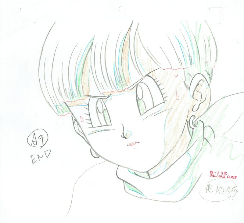 For sale - Akira Toriyama, Toei Animation, Dragon Ball Z - Bulma - Original art