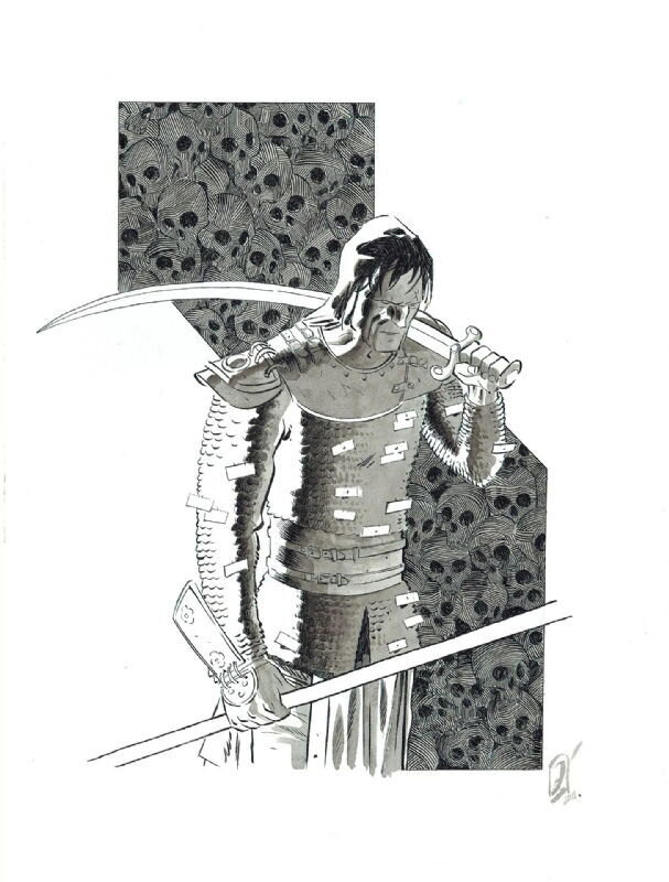 Conan par Pierre Alary - Illustration originale