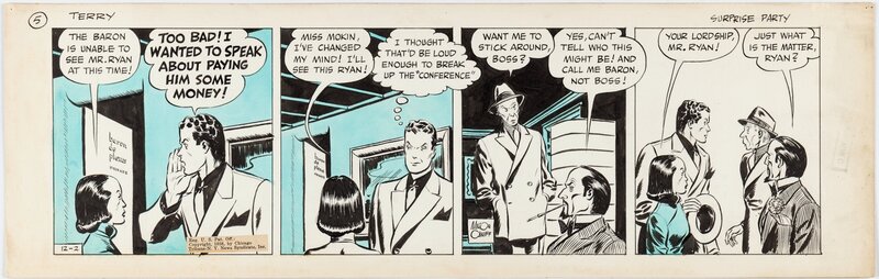 Milton Caniff, Terry and the Pirates Daily 1938 - Comic Strip