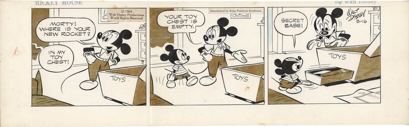 Mickey Mouse daily by Floyd Gottfredson - Comic Strip