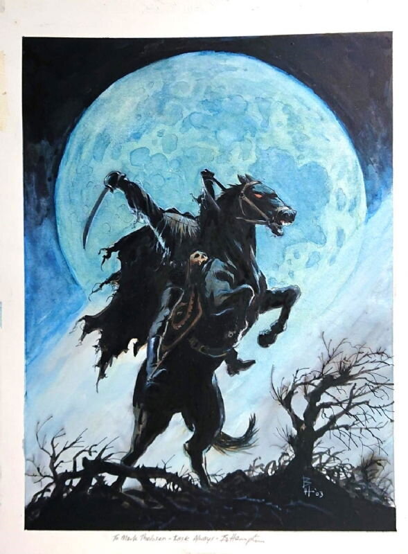 Bo Hampton, Sleepy Hollow Commission - Original Illustration