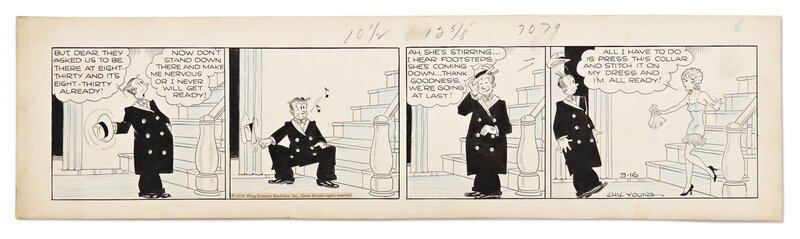 Blondie daily 1935 by Chic Young - Comic Strip