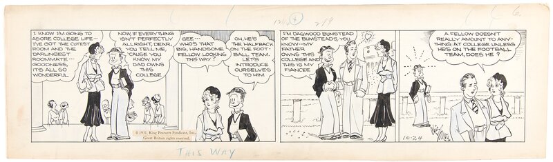 Blondie Daily by Chic Young - Comic Strip