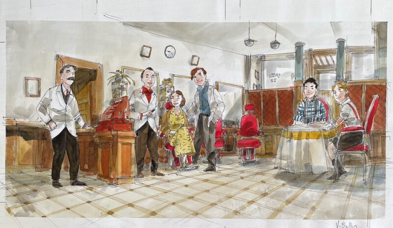 Sac de Billes by Vincent Bailly - Original Illustration