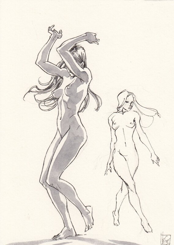 Danse by Luigi Critone - Original Illustration