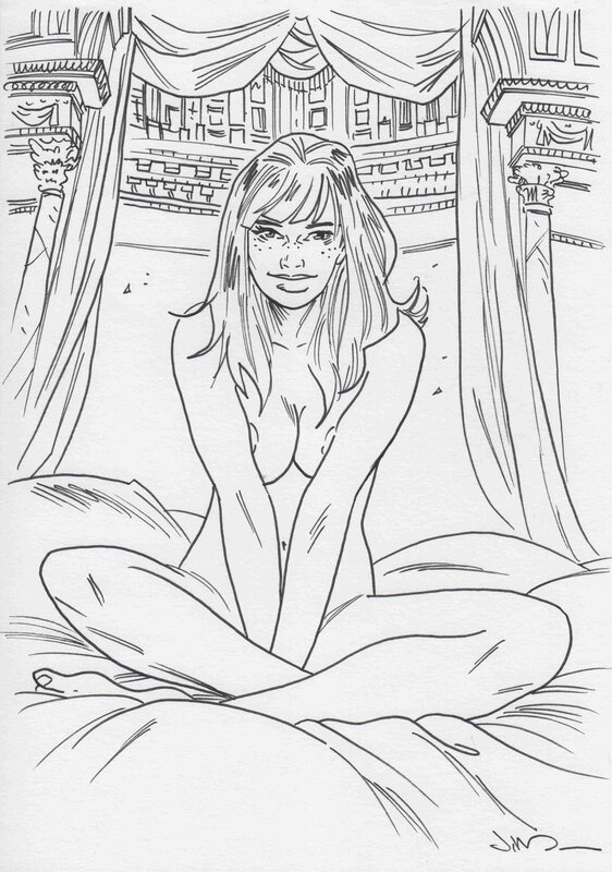 Une nuit à Rome 11 by Jim - Original Illustration