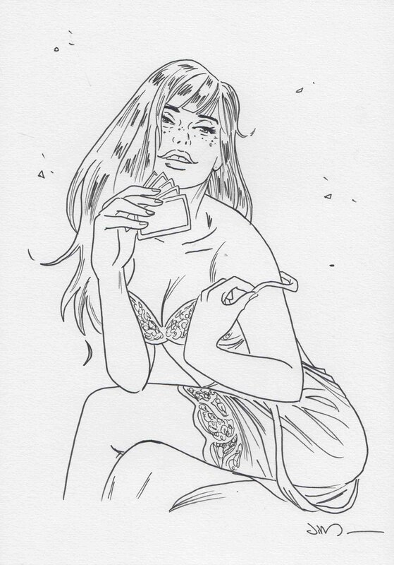 Une nuit à Rome 12 by Jim - Original Illustration