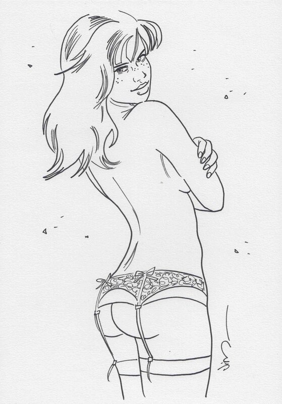 Une nuit à Rome 13 by Jim - Original Illustration