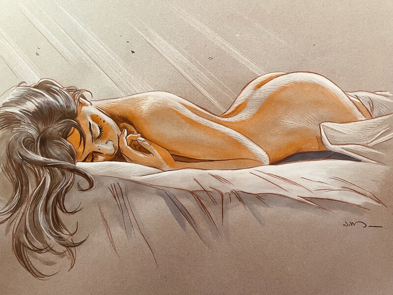 Une nuit à Rome 33 by Jim - Original Illustration