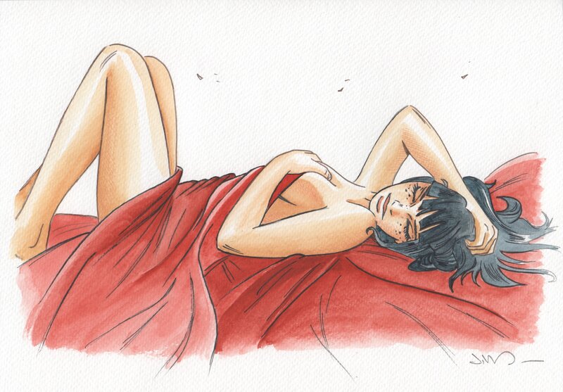 Une nuit à Rome 5 by Jim - Original Illustration