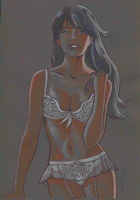 Une nuit à Rome 8 by Jim - Original Illustration