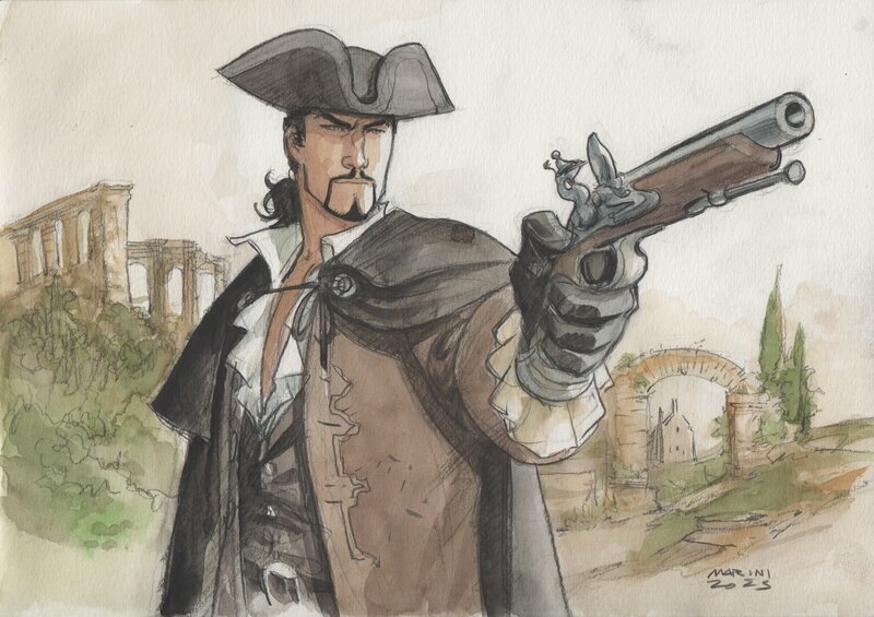 Le Scorpion 1 by Enrico Marini - Original Illustration