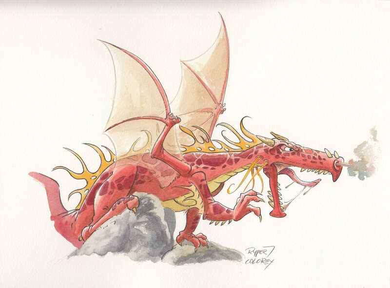 Dragon 2 par Fabien Rypert - Illustration originale