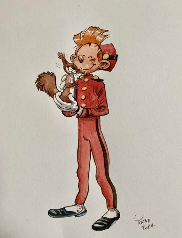 Spirou 1 par Yoann - Illustration originale