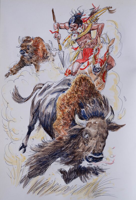 Georges Ramaïoli, La SAGA DE BAS DE CUIR - La prairie - Sketch