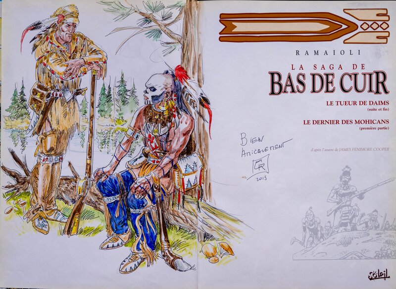 Georges Ramaïoli, La SAGA DE BAS DE CUIR - Le dernier des mohican - Dédicace