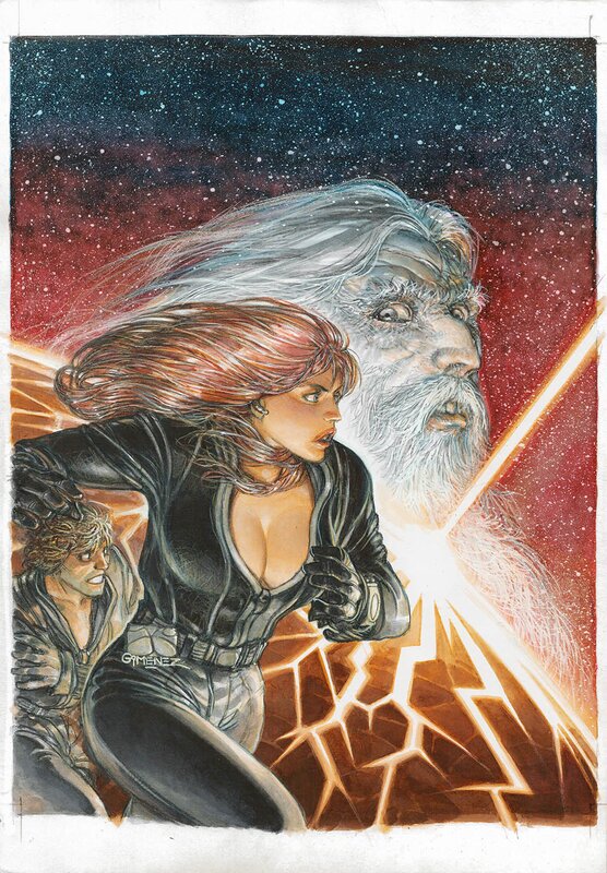 Juan Giménez, Segments, Tome 2, Couverture Originale - Original Cover