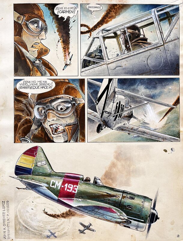 En vente - Juan Giménez, Une question de temps [Cuestión de Tiempo], Page 3 - Planche originale