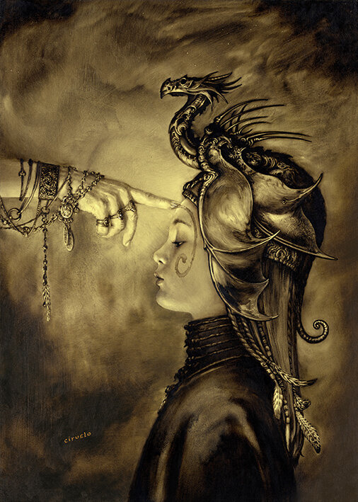 En vente - Iniciation par Ciruelo Cabral - Illustration originale