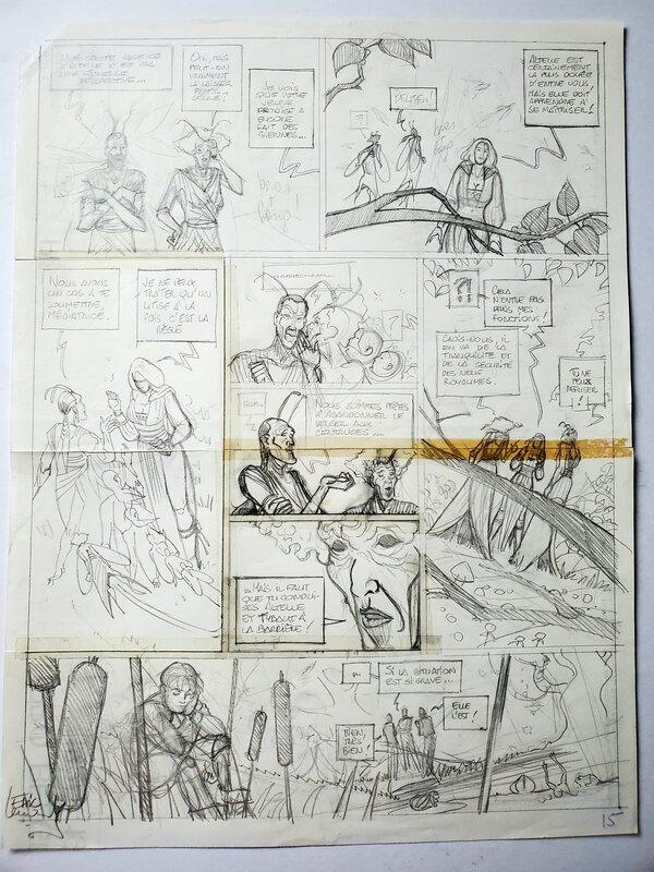 Lenaerts, LES ROYAUMES DE BOREE T1 PAR-DELA LES VENTS - Sketch