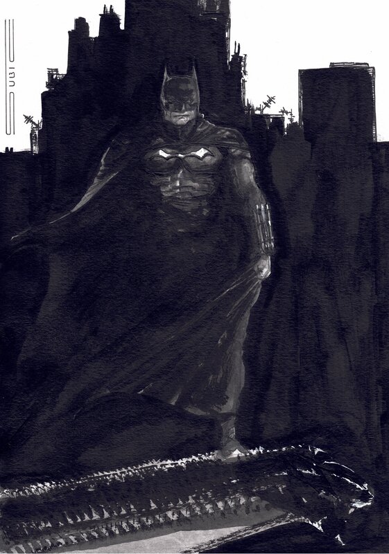 En vente - Batman 03 2023 par Stevan Subic - Illustration originale