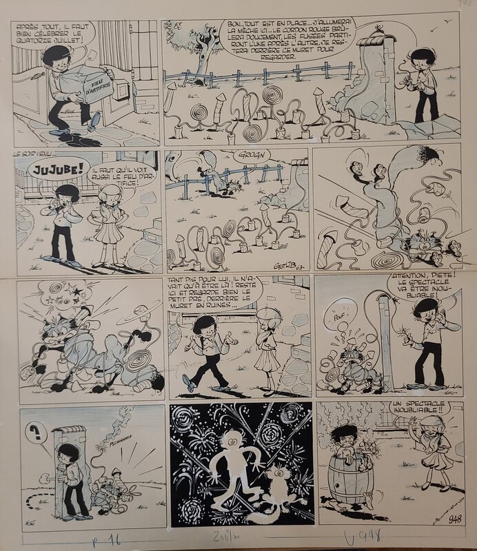 Marcel Gotlib, Nanar, Jujube et Piette (1963) - Comic Strip