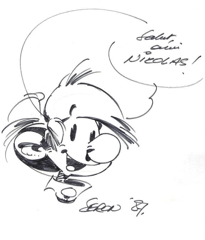 Les Petits Hommes par Pierre Seron - Dédicace